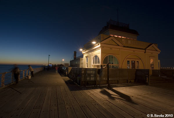 St Kilda Pier At Night, Melbourne, Victoria