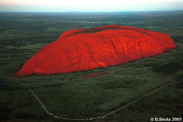 Uluru or The Ayers Rock is an famous landmark and an aboriginal sacred place
