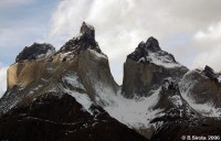 Los Cuernos mountain peaks