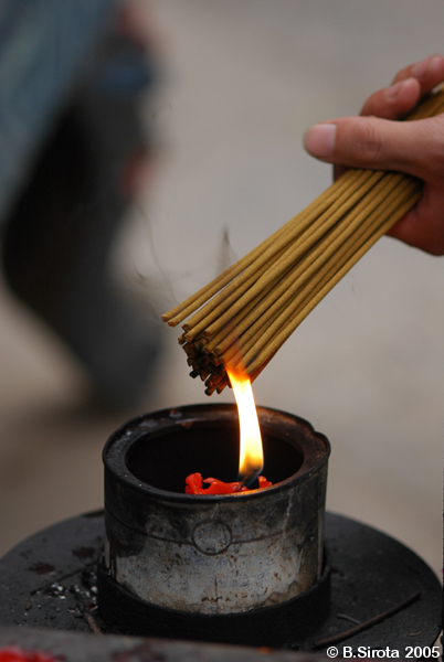 Eternal Flame at Taoist church