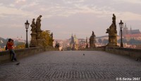 Morning at Karlov Most in Prague