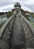 Bridge to Taman Ujung Soekasada Water Palace, Bali