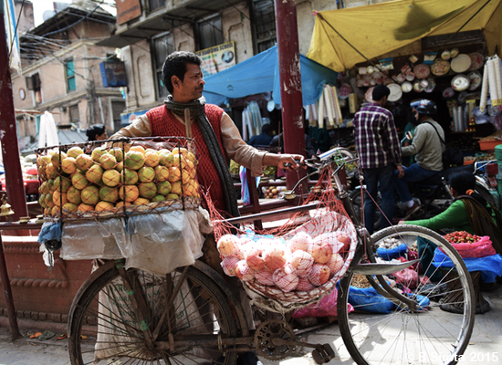 Fruit Seller at Durbar Square
