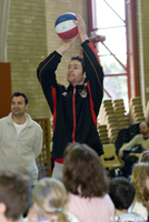 Melbourne Tigers players visiting Russian Sunday school