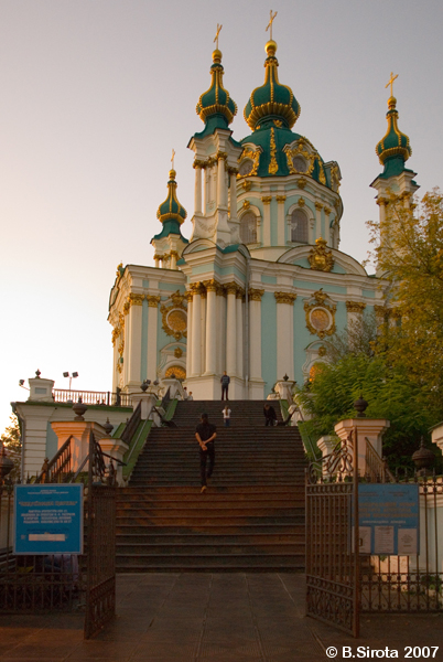 Andriyvska church in Kyiv
